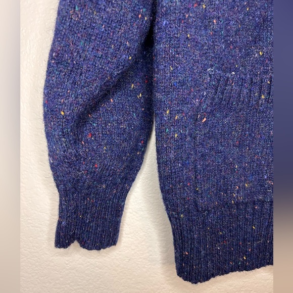 Vintage Boundary Waters Sweater Cardigan Wool Blend V-Neck Button Front Women M - Picture 5 of 8